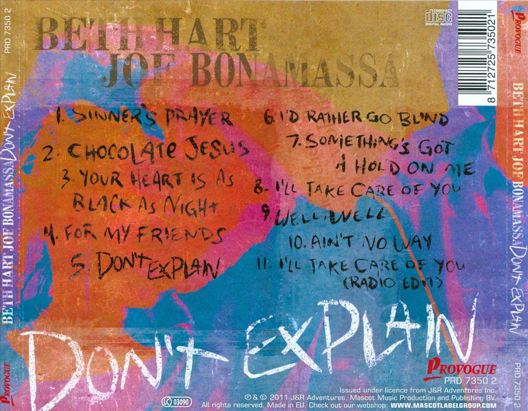 Don't Explain cover art