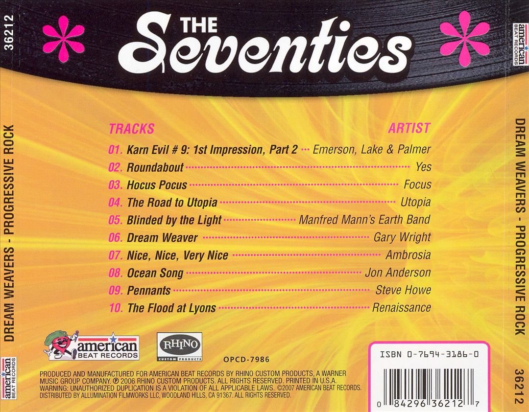 Seventies: Dream Weavers cover art