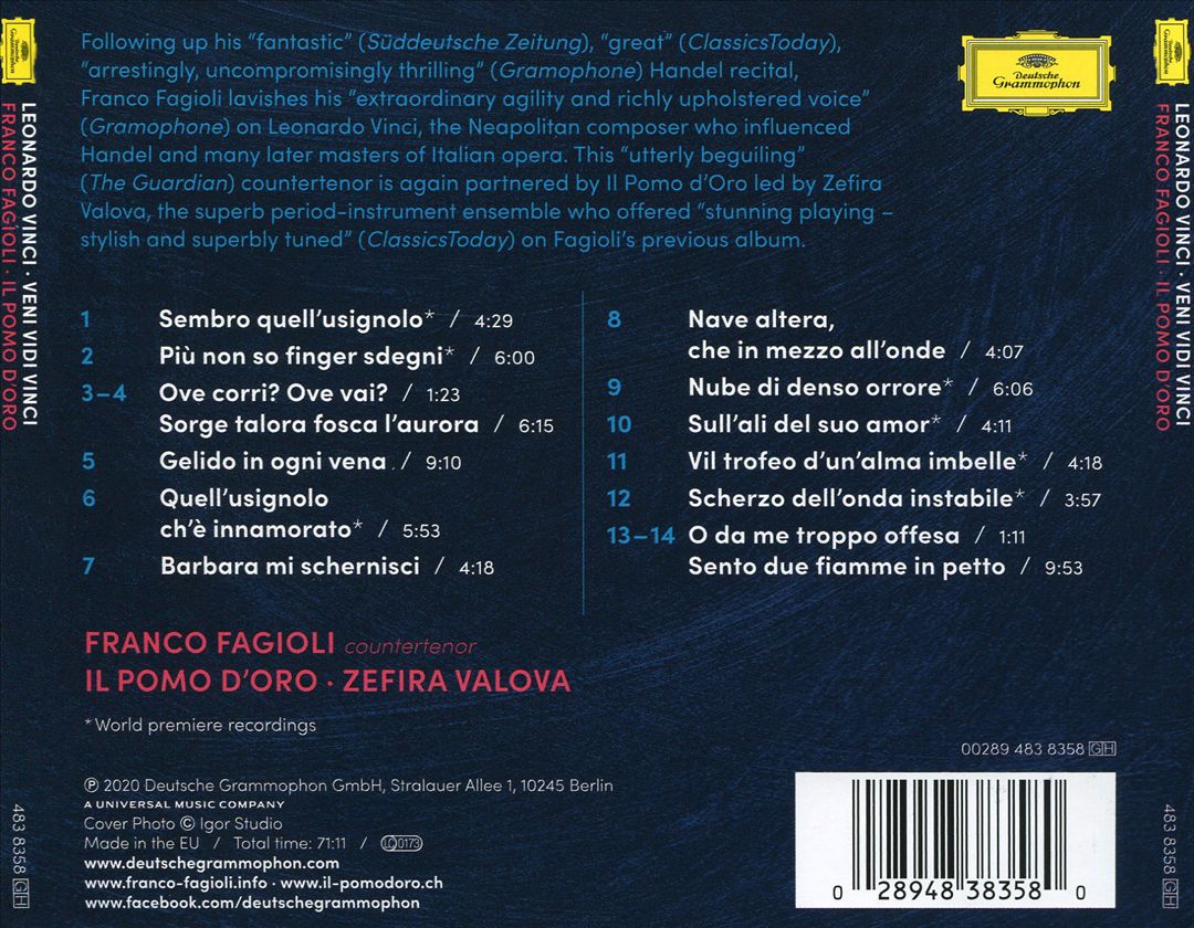 Veni, Vidi, Vinci cover art