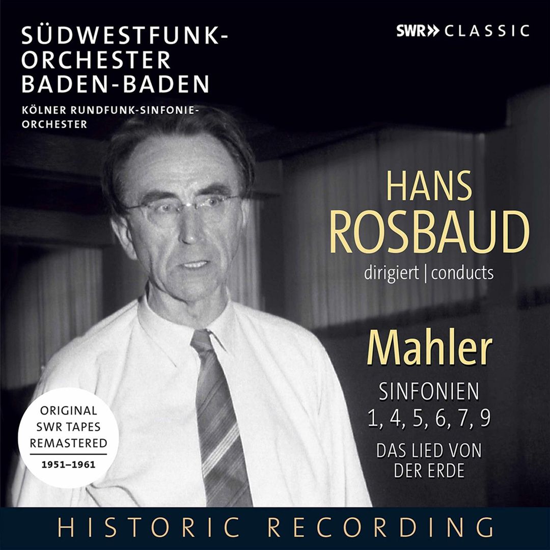 Mahler: Sinfonien 1, 4, 6, 7, 9; Das Lied von der Erde cover art