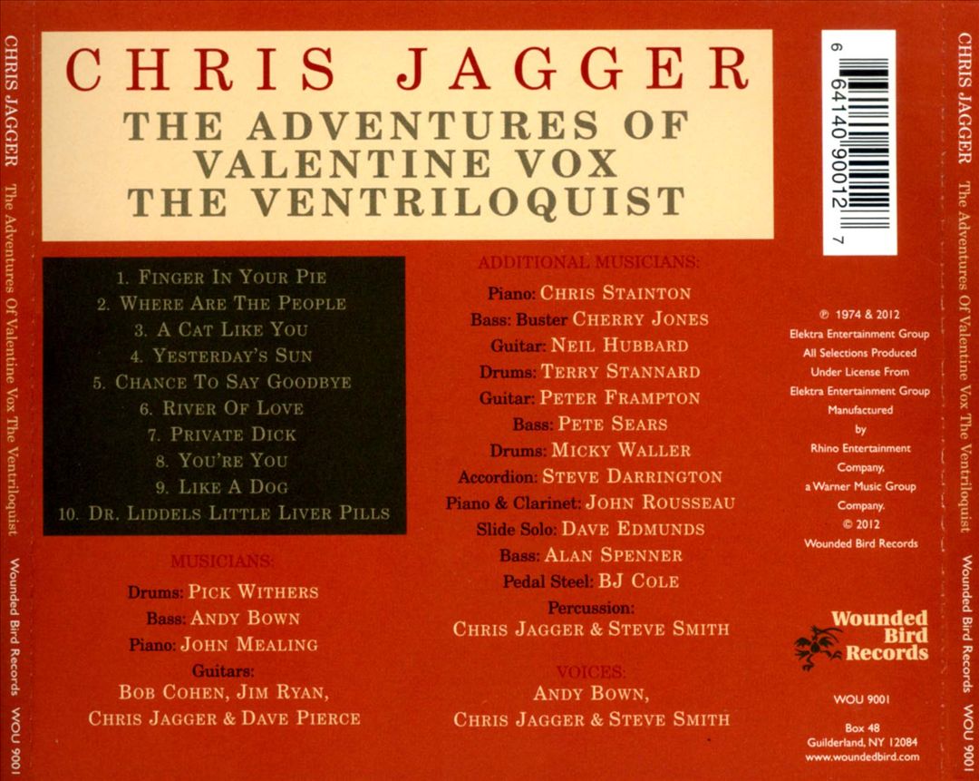 Adventures of Valentine Vox the Ventriloquist cover art