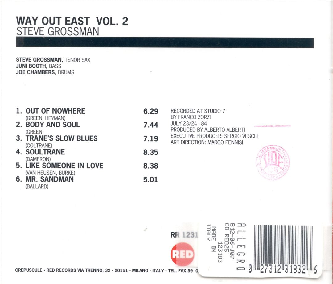 Way Out East, Vol. 2 cover art