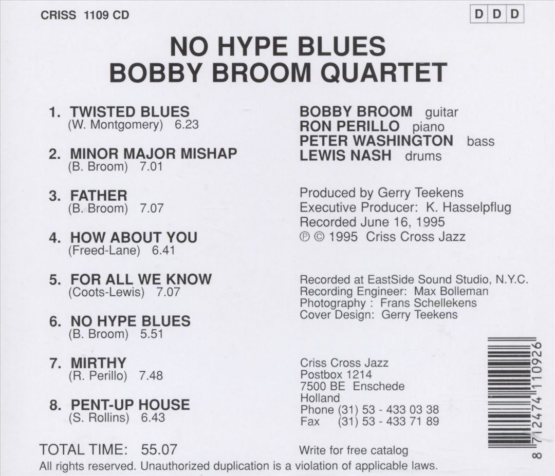 No Hype Blues cover art