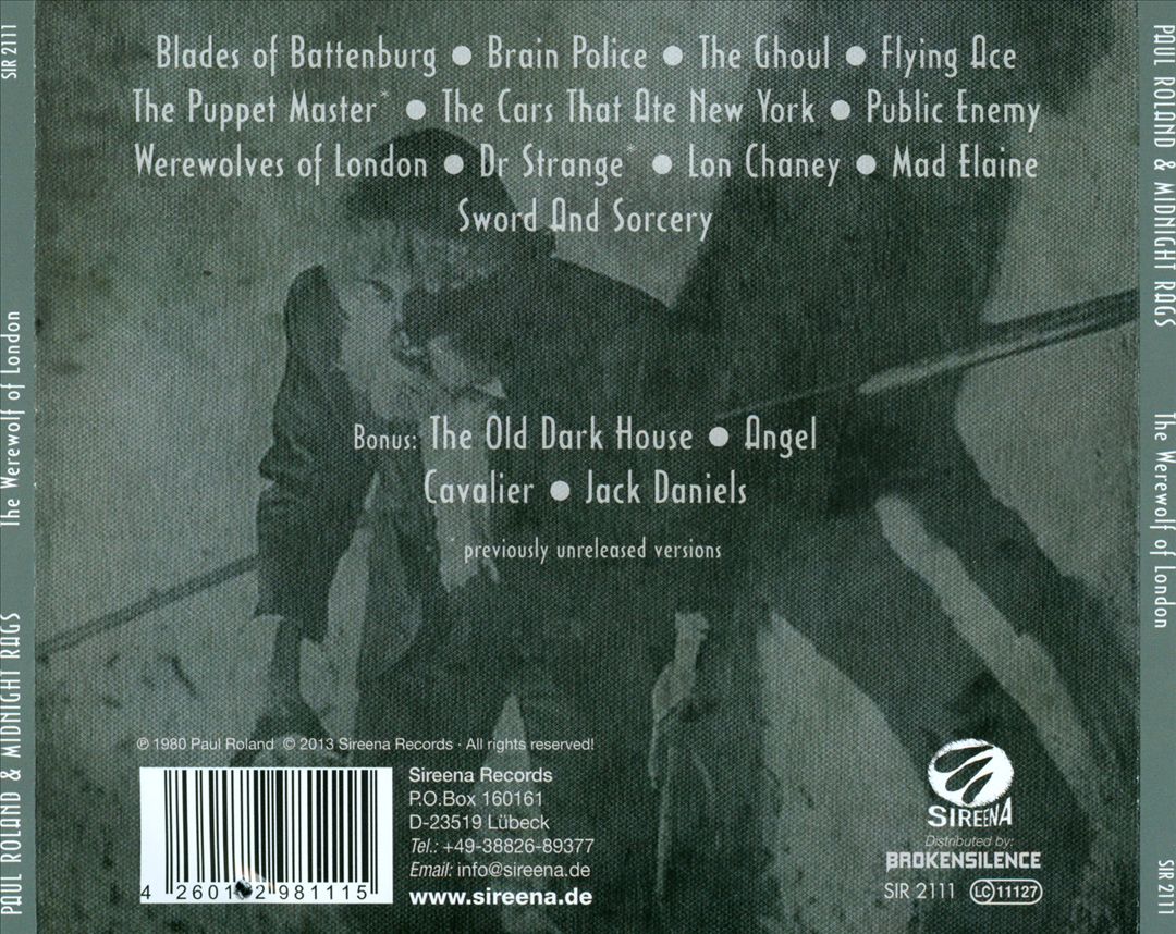 Werewolf of London cover art