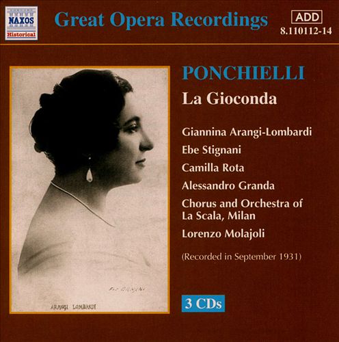Ponchielli: La Gioconda cover art