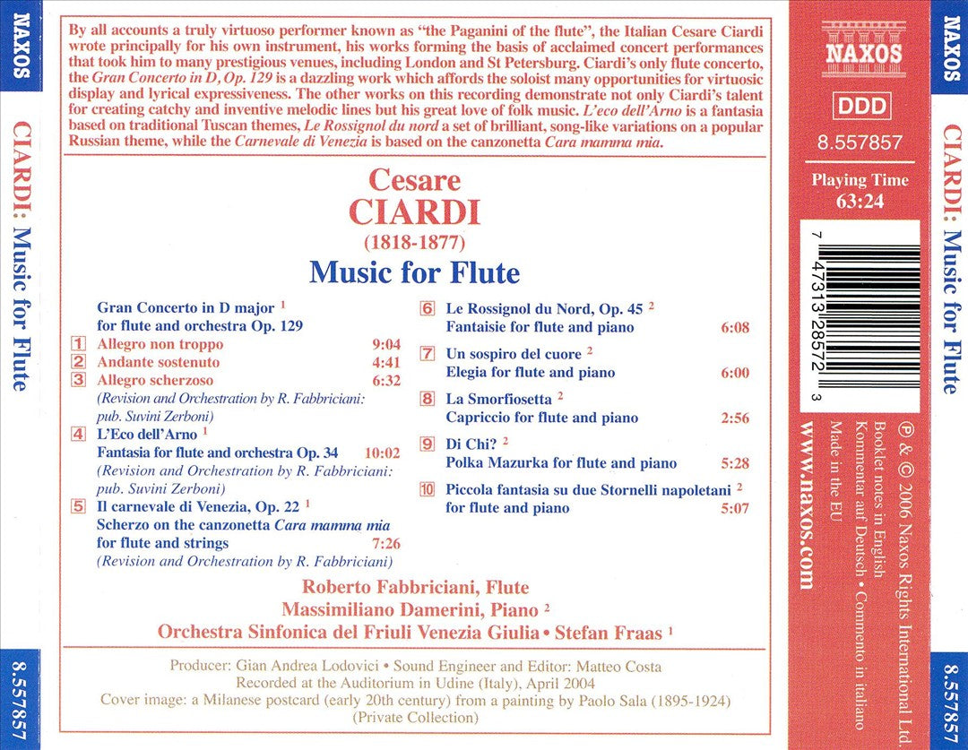 Ciardi: Music for Flute cover art
