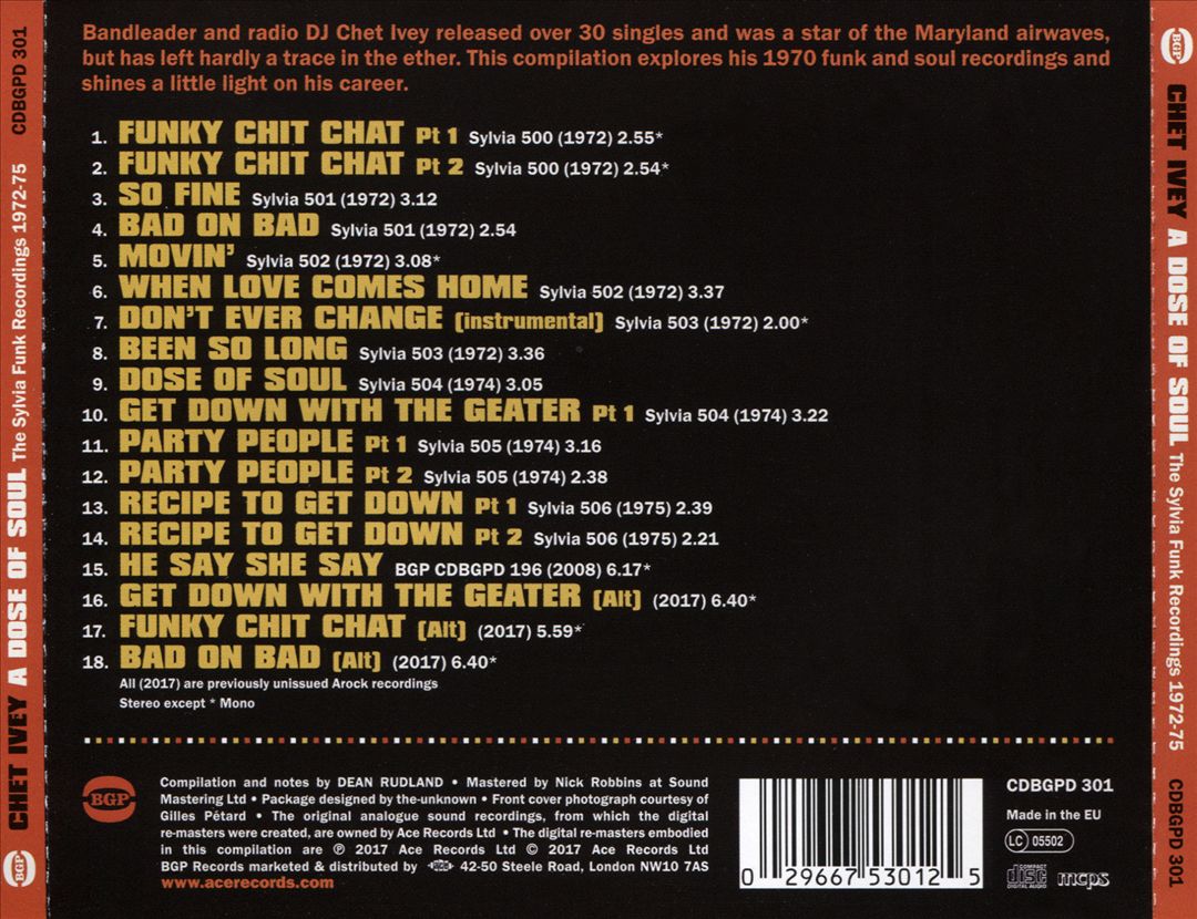 Dose of Soul: Sylvia Funk Recordings 1971-1975 cover art
