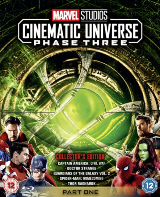 Marvel Studios Cinematic Universe Phase 3 (5 Films) Blu-Ray cover art