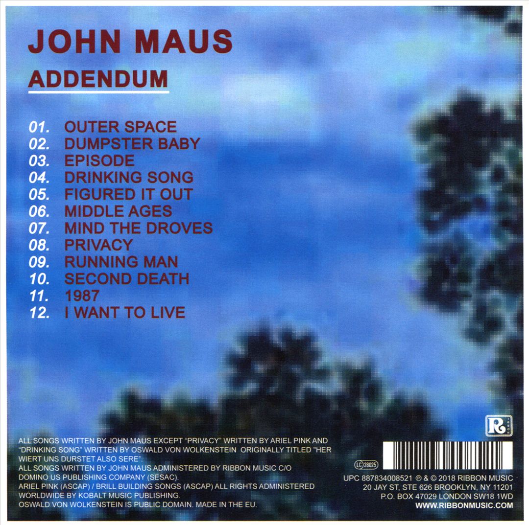 Addendum cover art