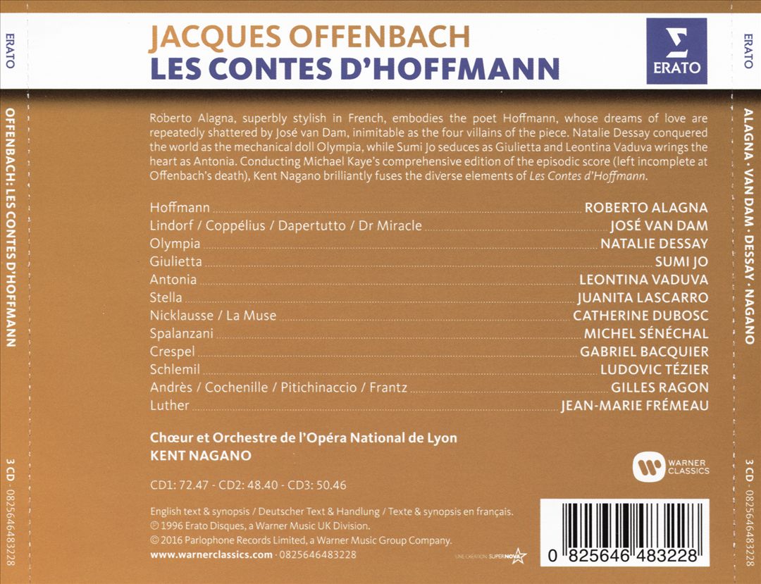Offenbach: Les Contes d'Hoffmann cover art