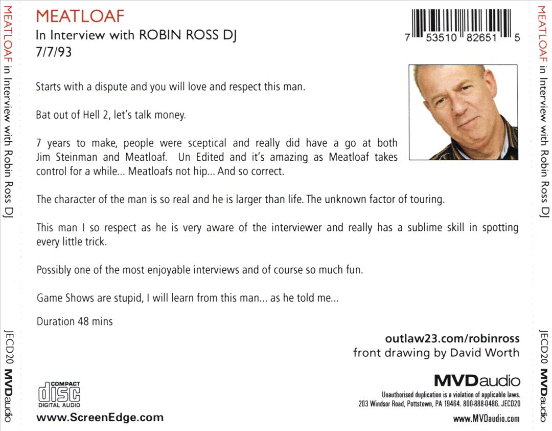 Interview With Robin Ross 7/7/93 cover art