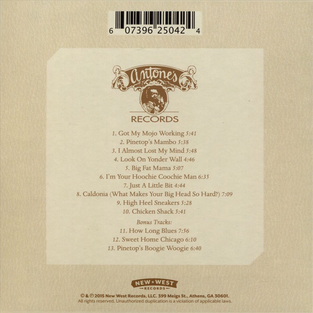 Live at Antone's, Vol. 1 cover art