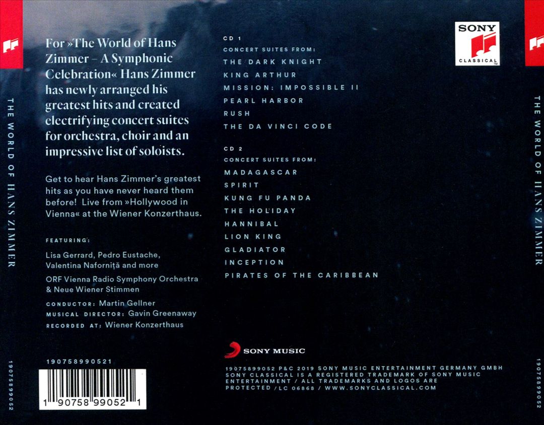 World of Hans Zimmer: A Symphonic Celebration cover art