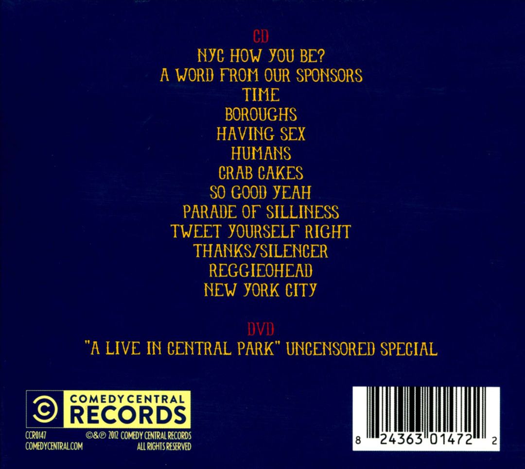 Live at Central Park cover art