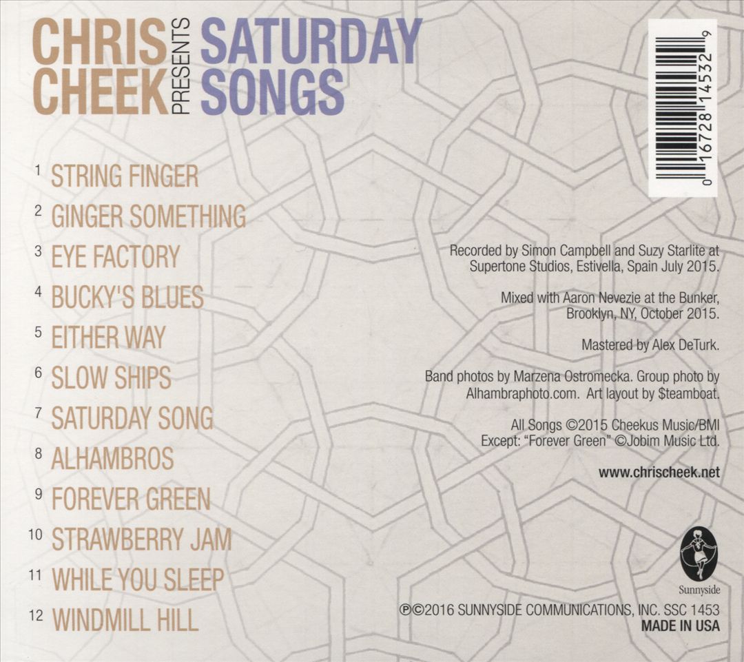 Saturday Songs cover art