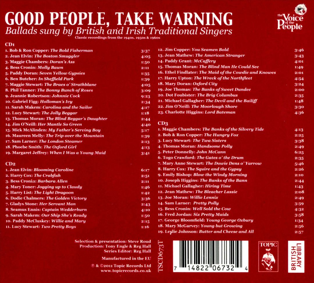 Good People Take Warning cover art