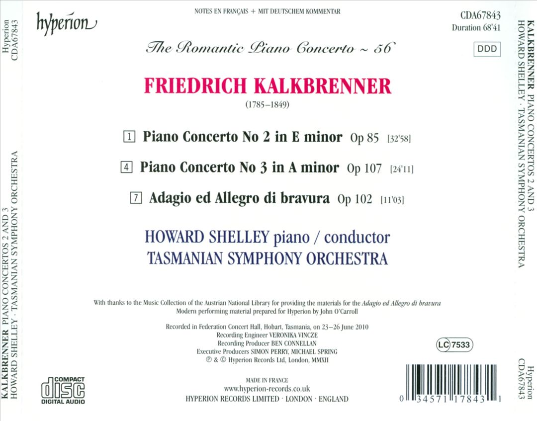 Romantic Piano Concerto, Vol. 56: Friedrich Kalkbrenner cover art