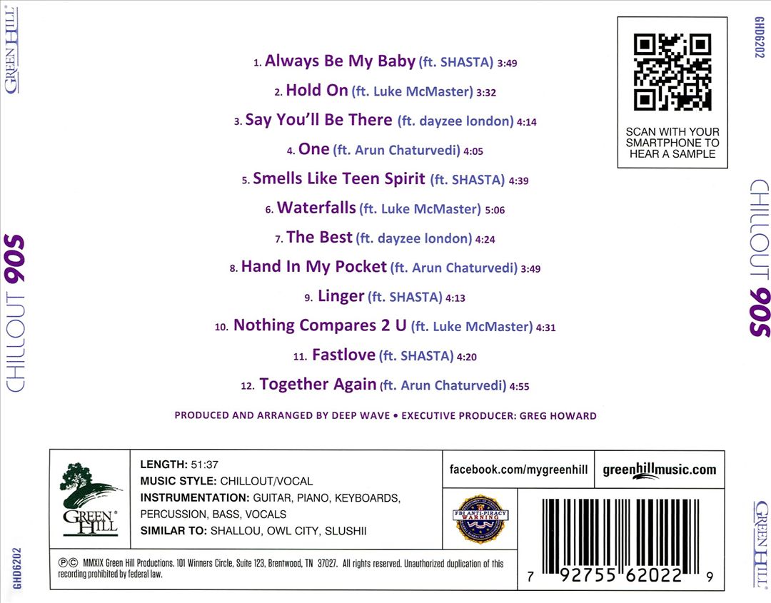 Chillout 90s cover art