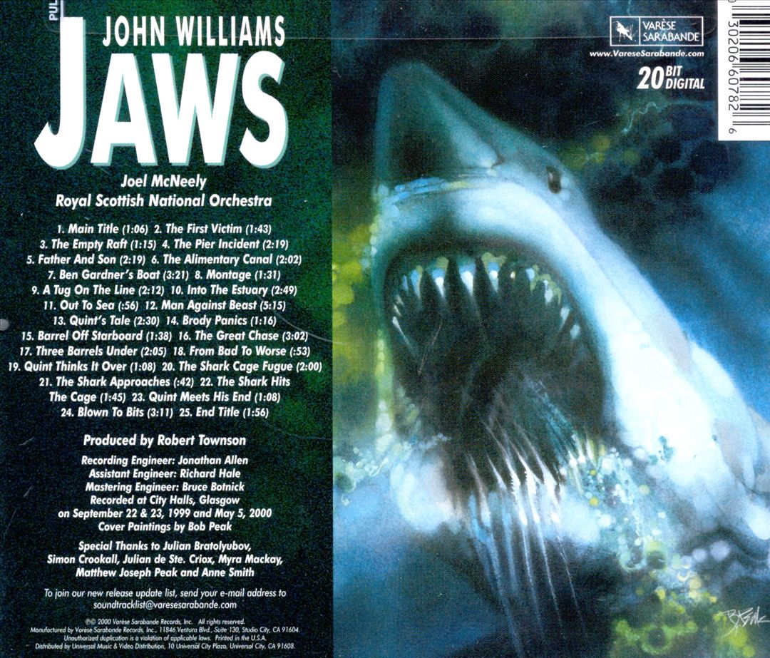 John Williams: Jaws cover art