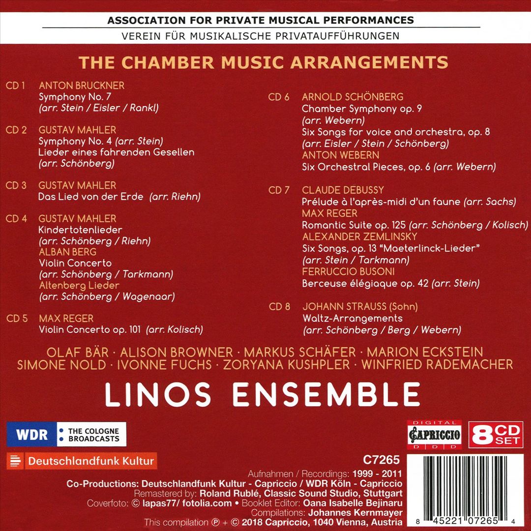 Chamber Music Arrangements cover art