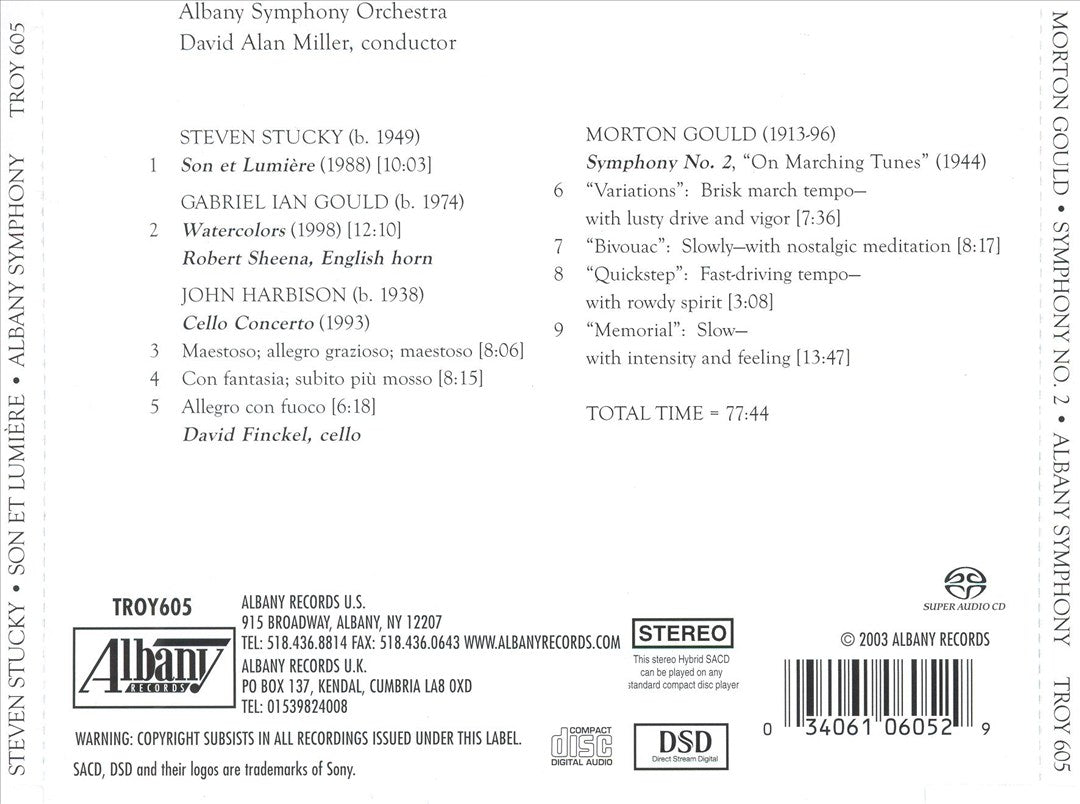 Morton Gould: Symphony No. 2 cover art