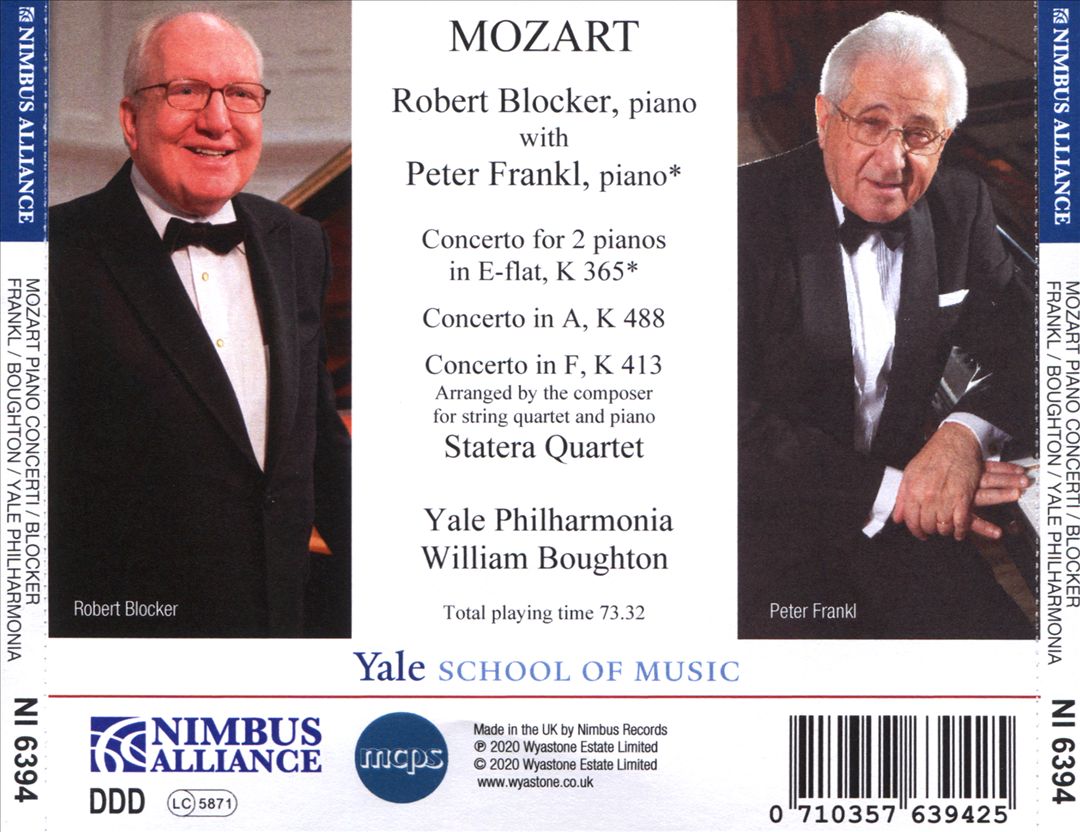 Mozart: Concerto for 2 Pianos K 365; Piano Concerto K 488; Piano Concerto K 413 cover art