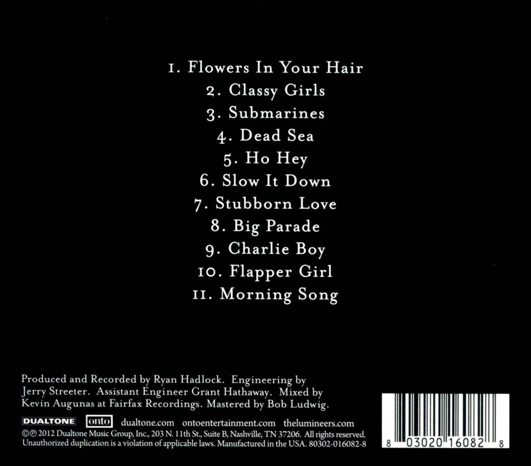 Lumineers cover art