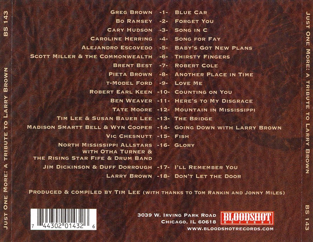 Just One More: A Musical Tribute to Larry Brown cover art