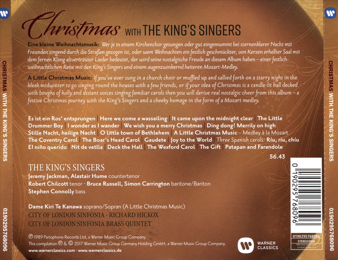 Christmas with the King's Singers cover art
