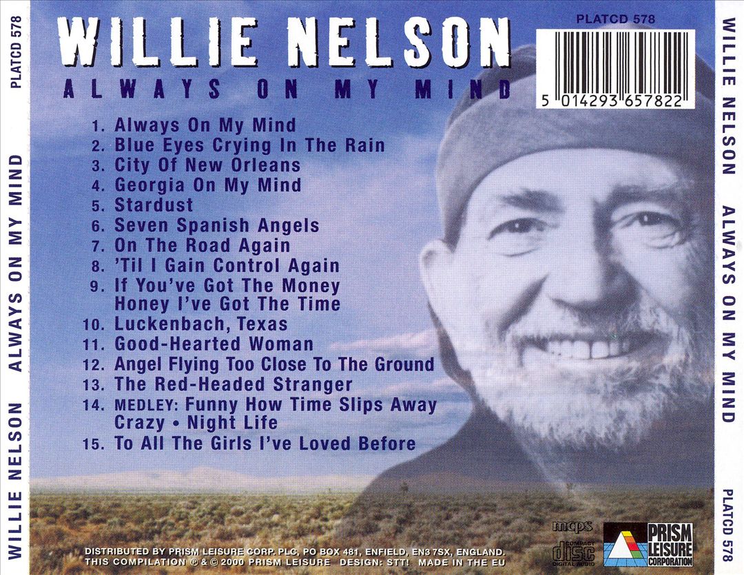 Always on My Mind: The Best of Willie Nelson cover art