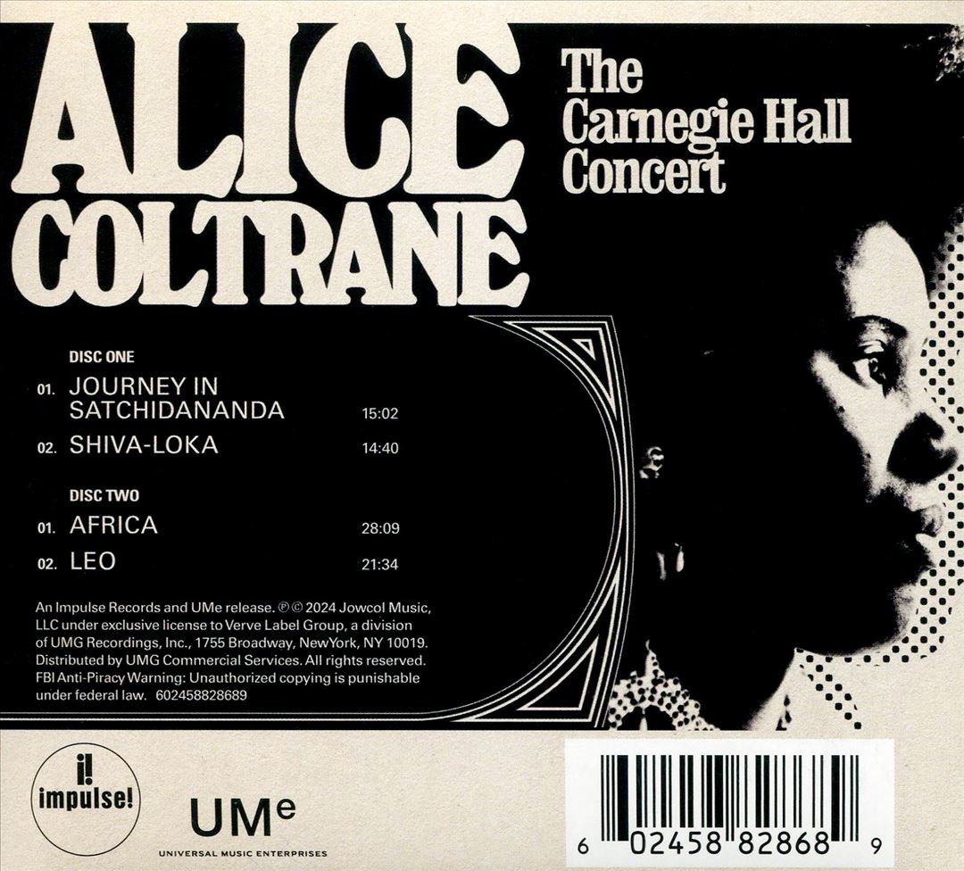 Carnegie Hall Concert cover art