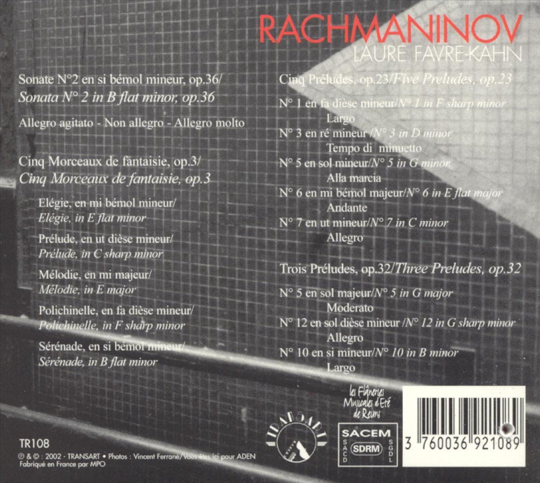 Rachmaninov cover art