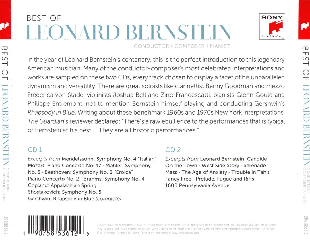 Best of Leonard Bernstein cover art