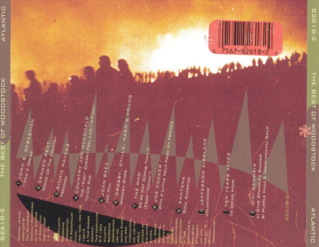 Best of Woodstock cover art