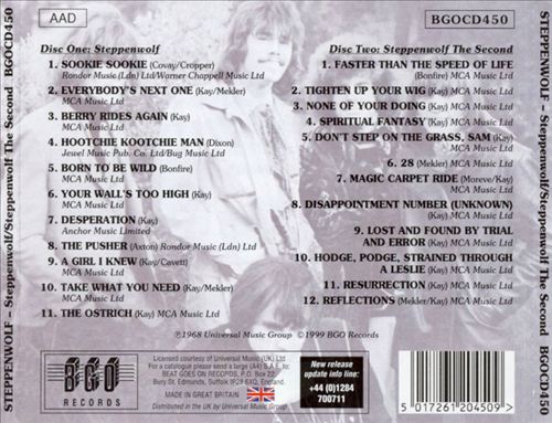 Steppenwolf/Steppenwolf the Second cover art