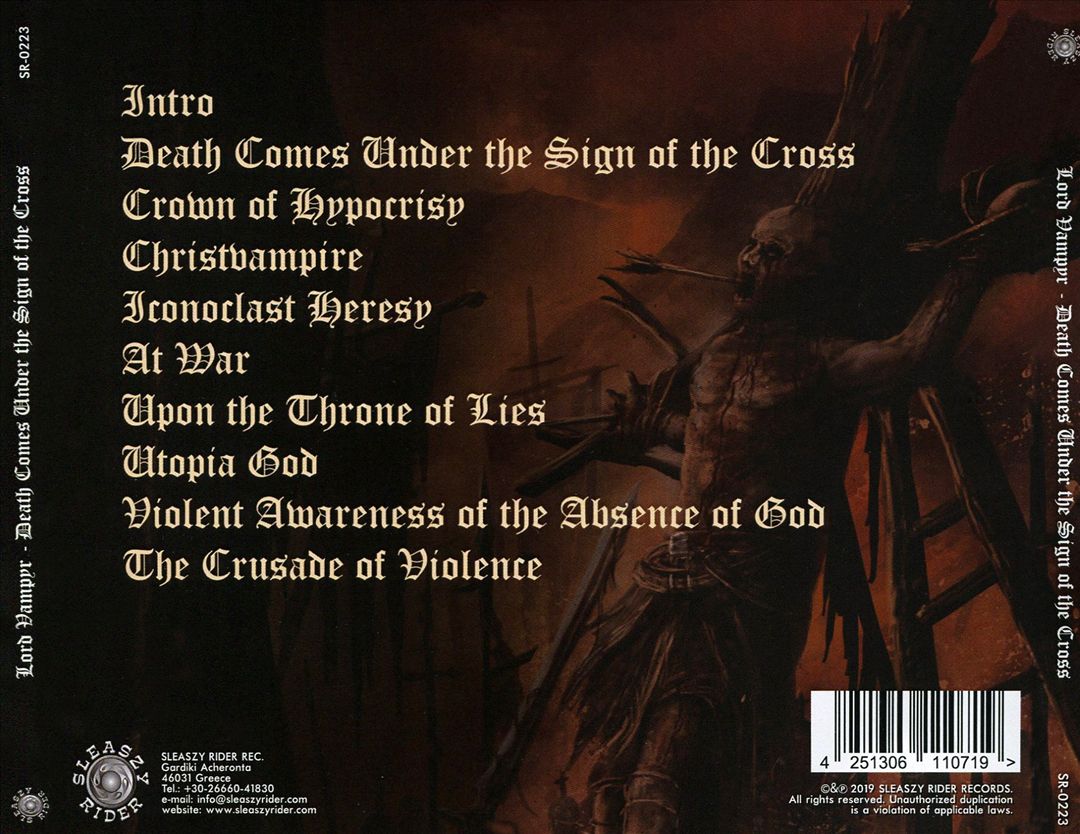 Death Comes Under the Sign of the Cross cover art