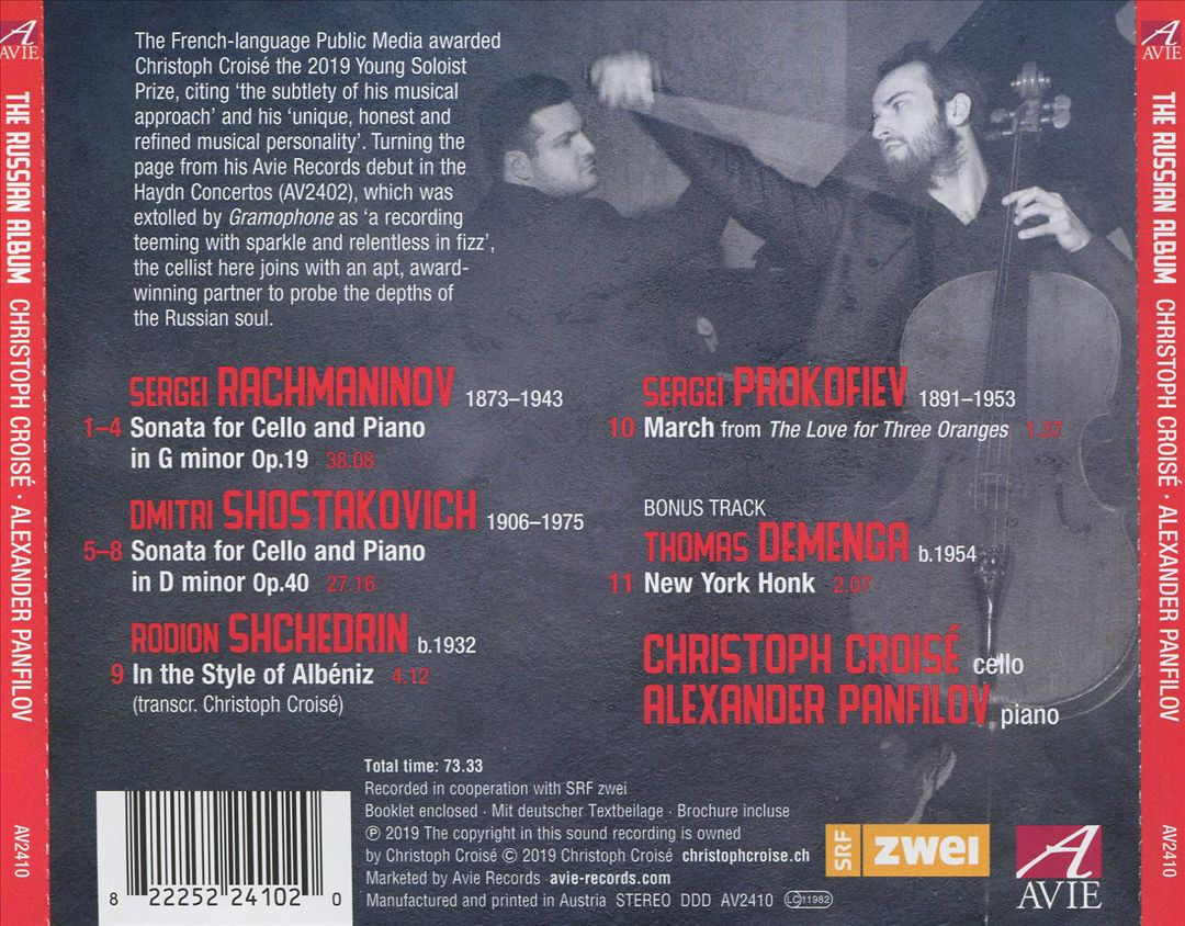 Russian Album: Rachmaninov, Shostakovich, Prokofiev, Shchedrin cover art