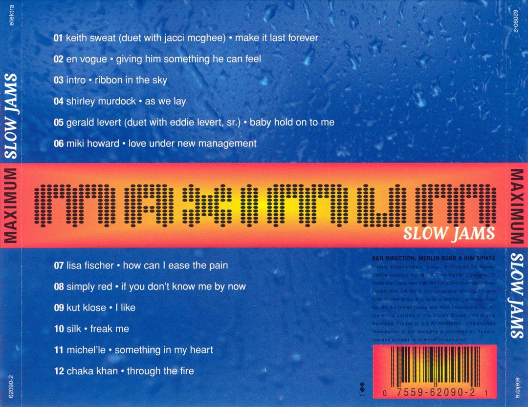 Maximum Slow Jams cover art