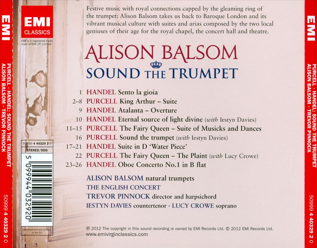 Sound the Trumpet: Royal Music of Purcell & Handel cover art