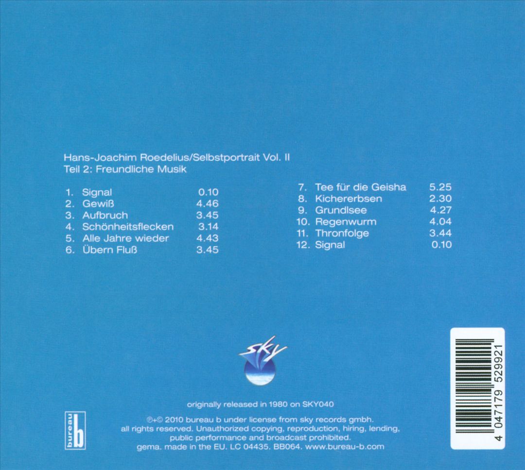 Selbstportrait, Vol. II cover art