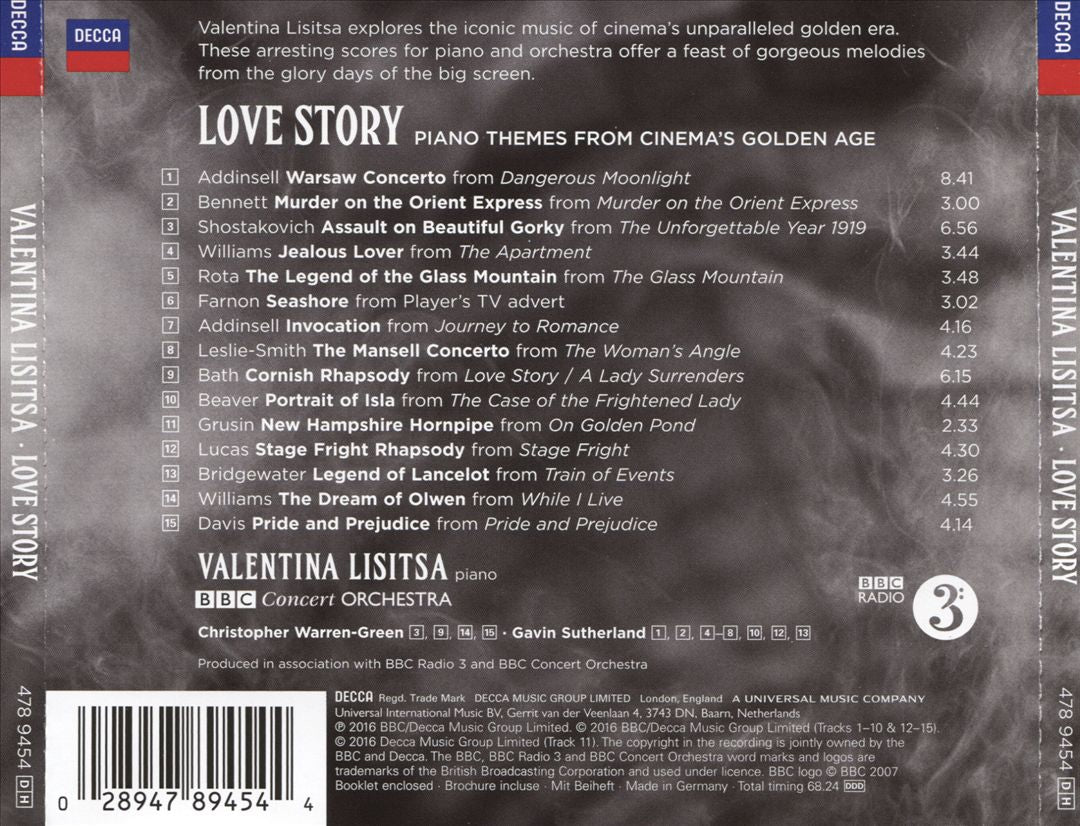 Love Story: Piano Themes from Cinema's Golden Age cover art