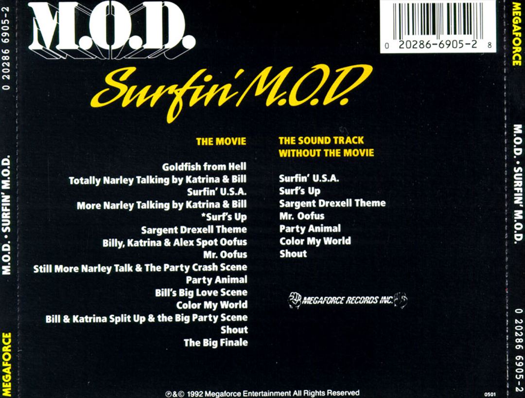 Surfin' M.O.D. cover art