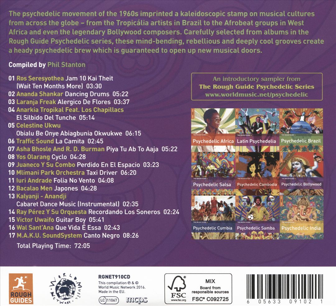 Rough Guide to a World of Psychedelia cover art