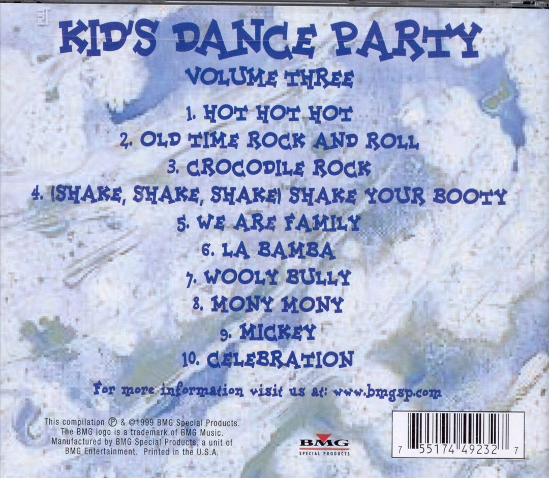 Kid's Dance Party: Hot Hot, Vol. 3 cover art