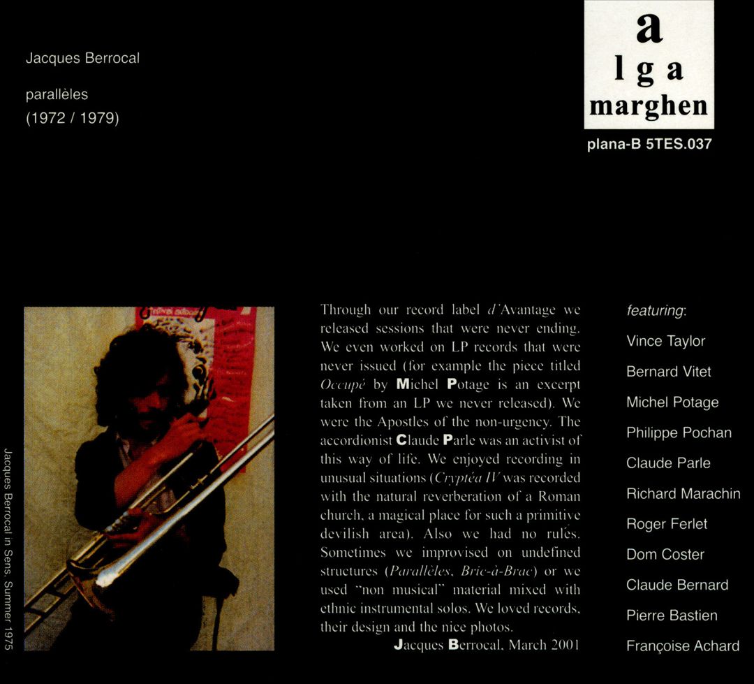 Parallèles cover art
