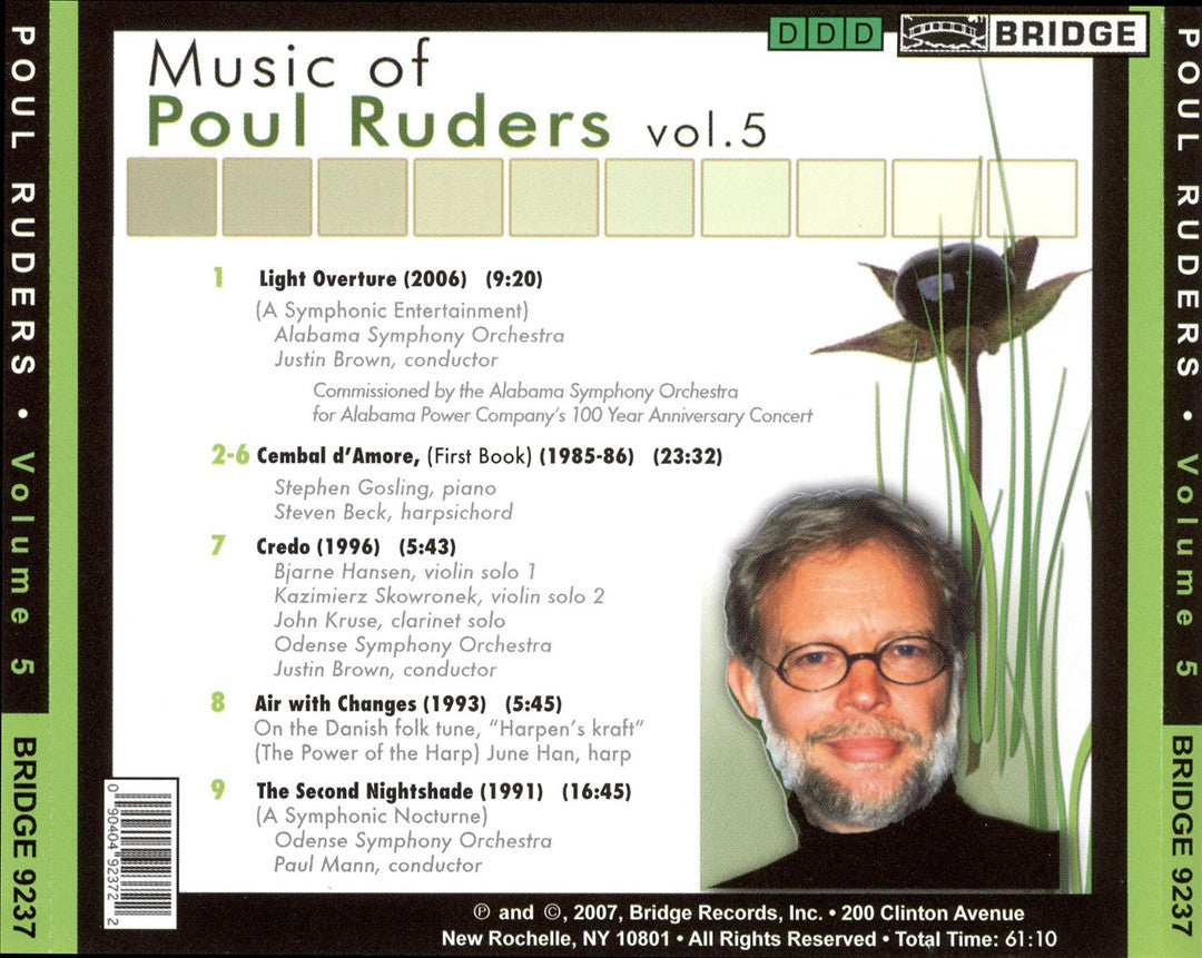 Music of Poul Ruders, Vol. 5 cover art