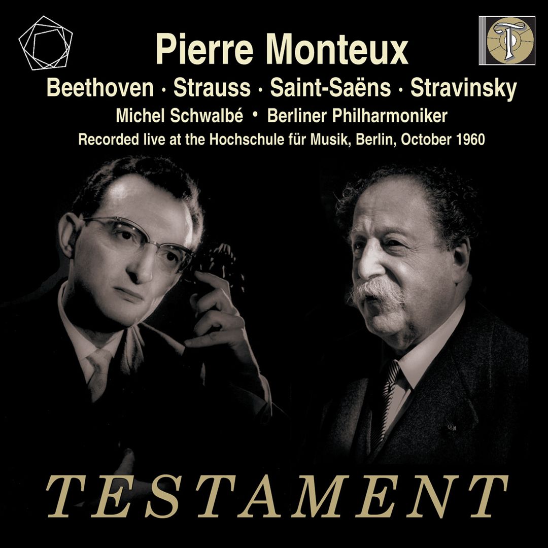 Beethoven, Strauss, Saint-Saëns, Stravinsky cover art