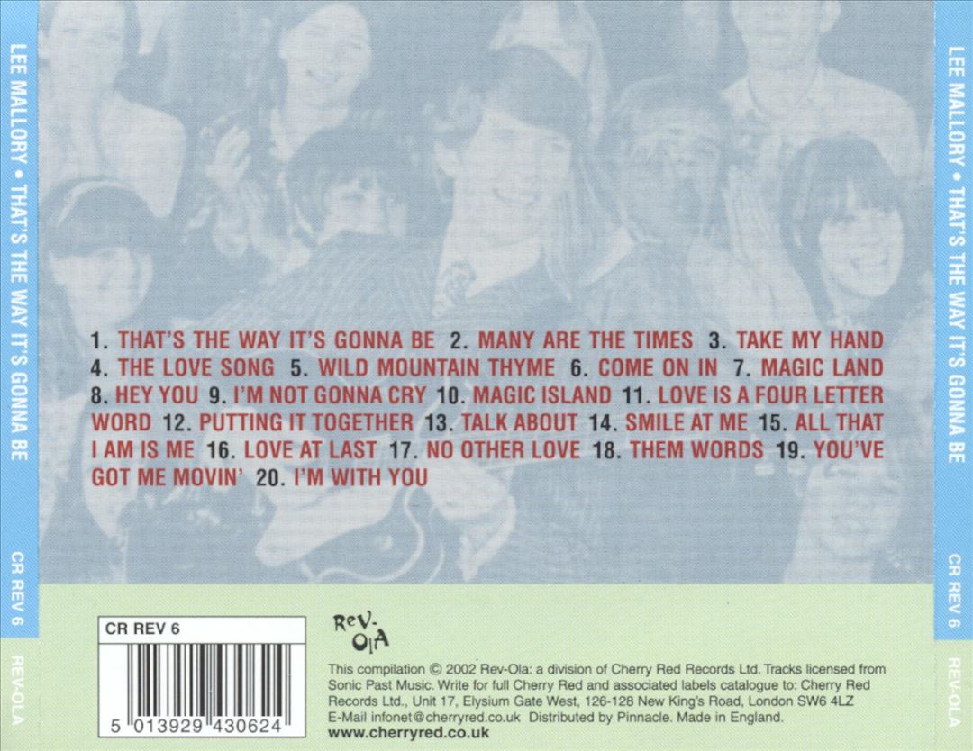 That's the Way It's Gonna Be cover art