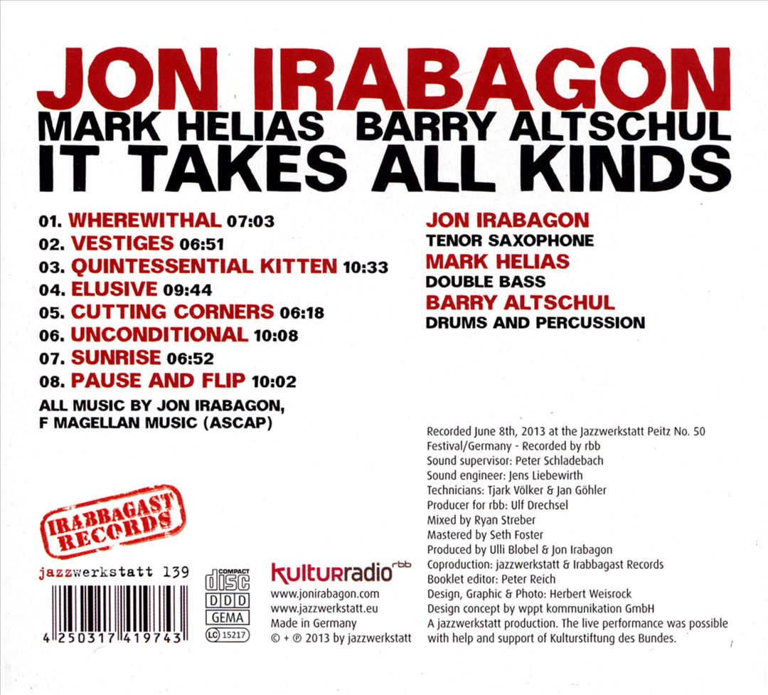 It Takes All Kinds cover art