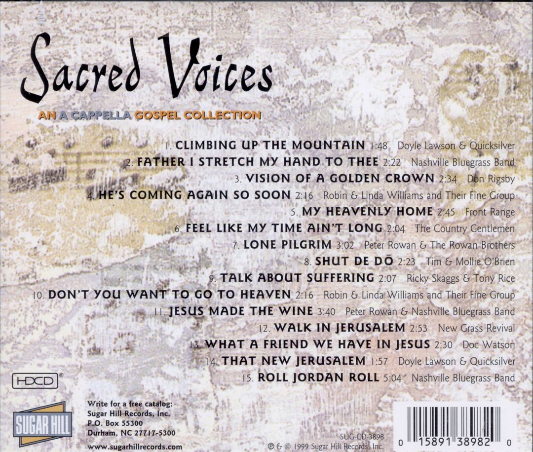 Sacred Voices: An A Capella Gospel Collection cover art
